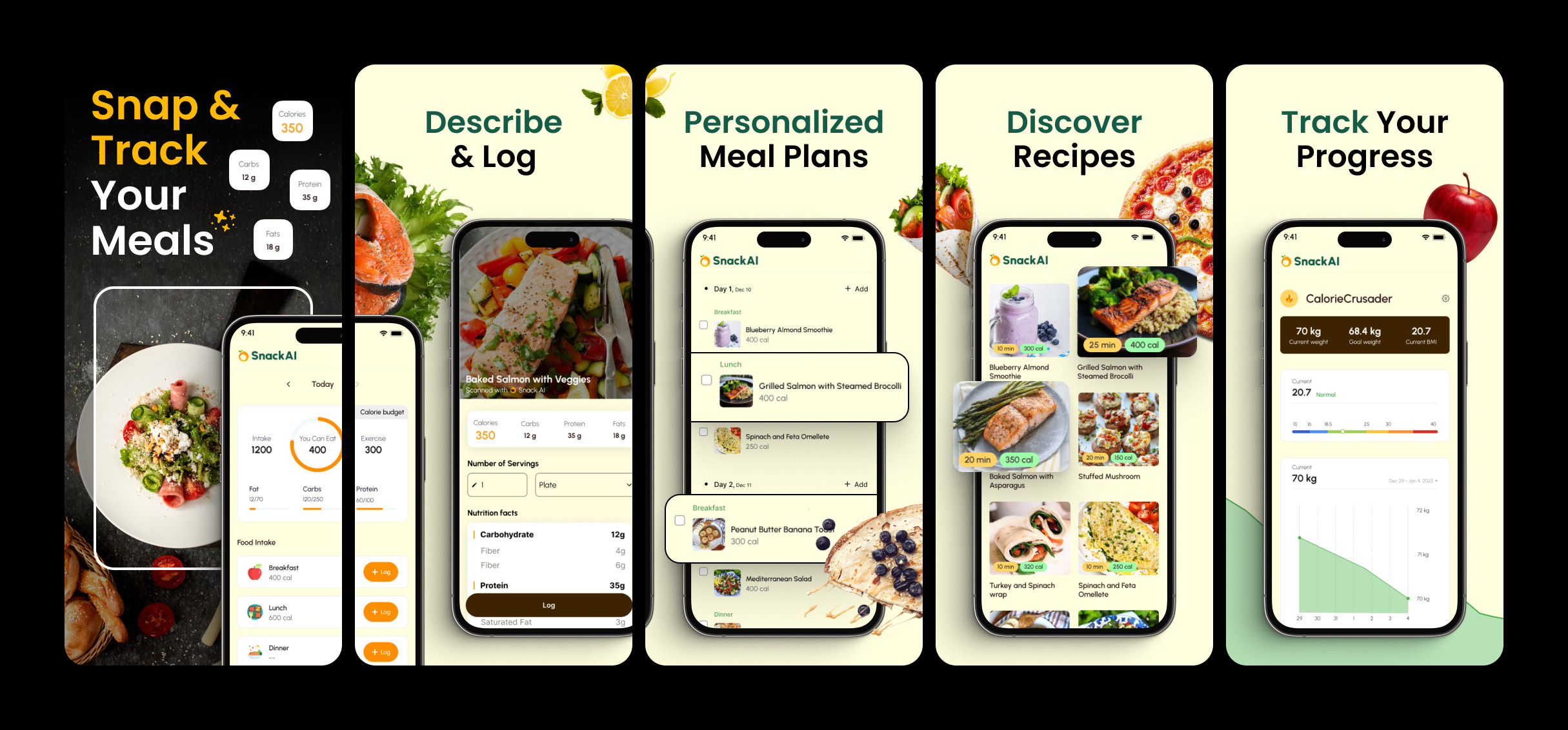 Example of Design App Store Play Store Screenshots