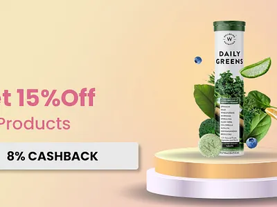 Wellbeing Nutrition banner branding design graphic design post ui