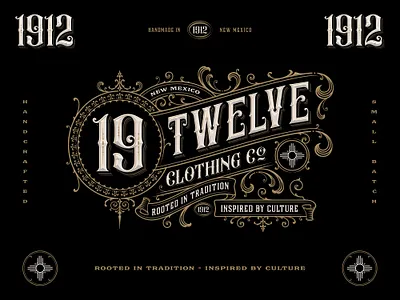 19 Twelve brand identity branding design graphic design identity logo logo collection logo design logo lockup number sophisticated typeface typography victorian victorian logo vintage vintage logo vintage type
