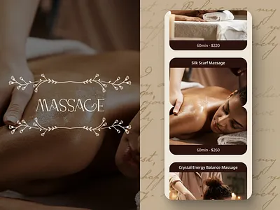 Services branding design graphic design grapichs massage new designs spa ui