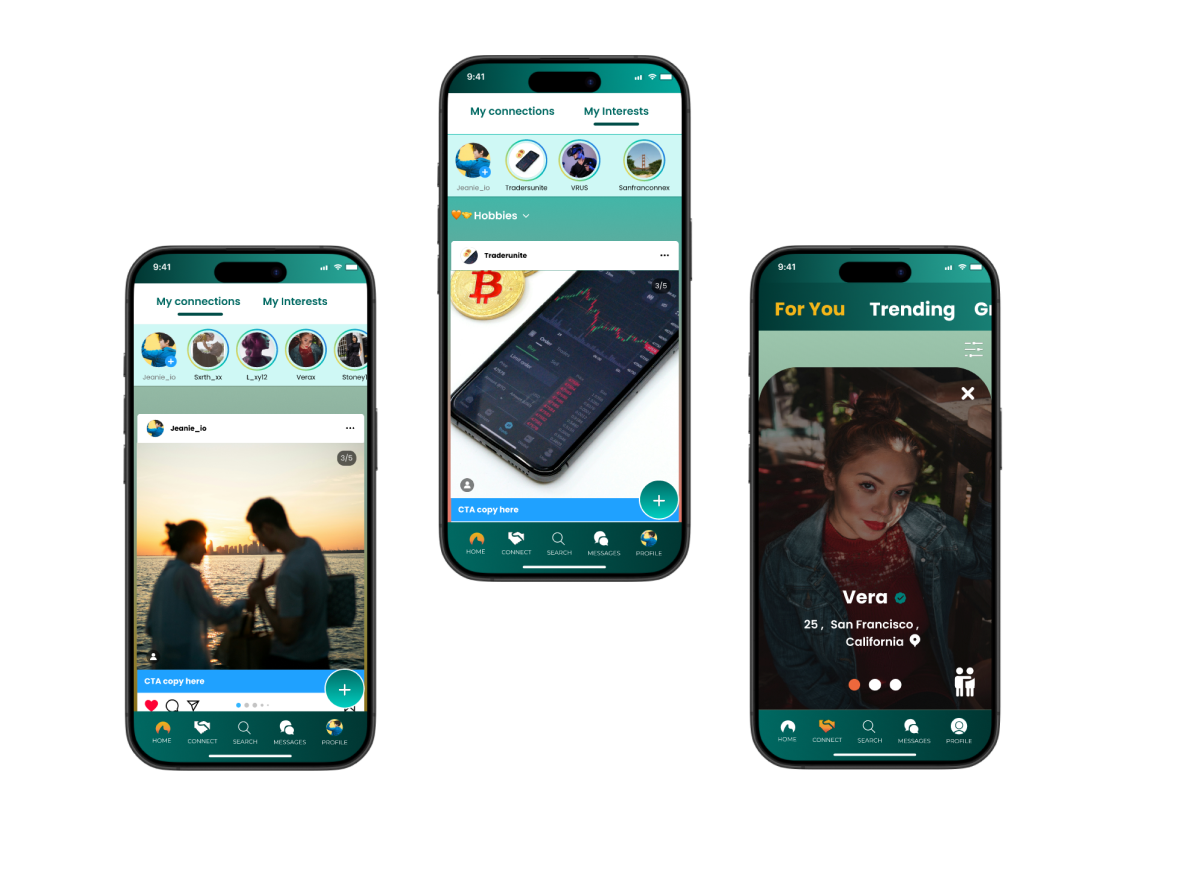 Connexa - Making connections that truly matter product design social ui user experience user interface