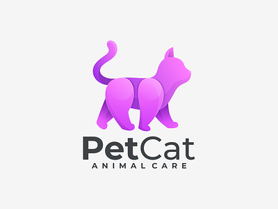 Pet Cat animal coloring app branding design graphic design icon illustration logo pet cat pet cat coloring pet cat logo ui ux vector