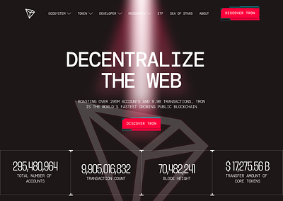tron homepage