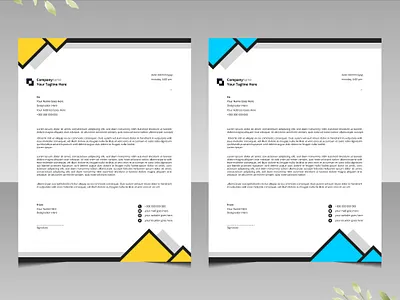 Letterhead Design brand identity branding business letterhead corporate letterhead creative letterhead elegant letterhead graphic design letterhead design minimal letterhead modern letterhead professional letterhead