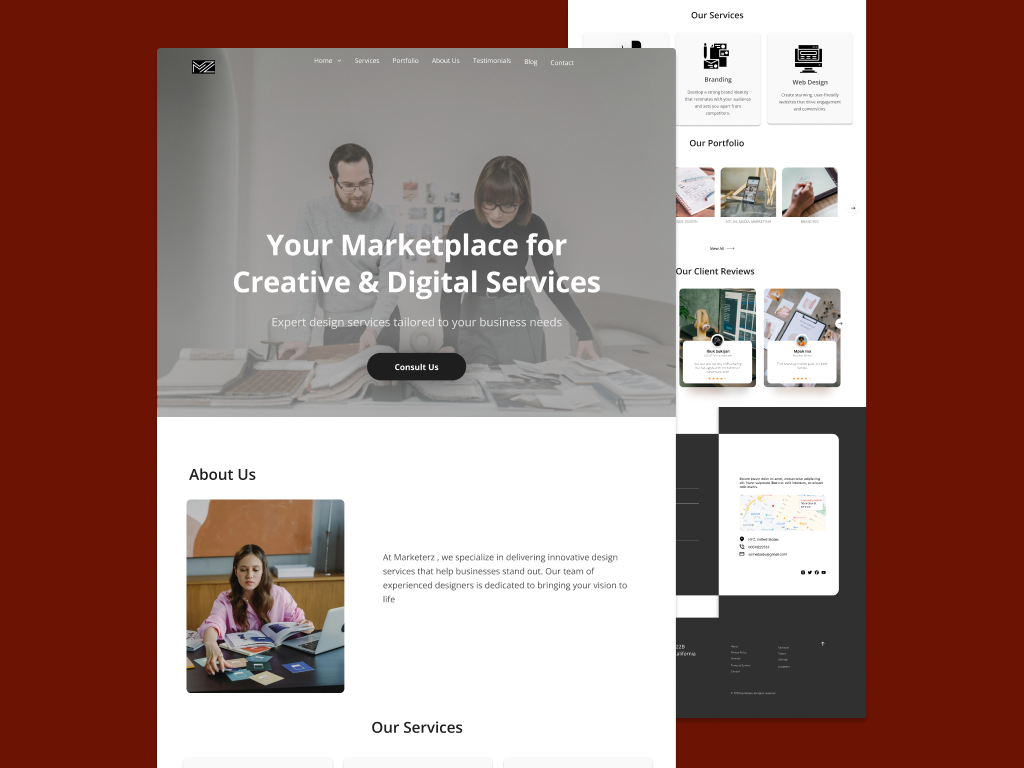 Service Showcase designs, themes, templates and downloadable graphic ...