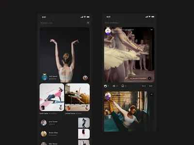 Winners list + Post examples app app design ballet interface podium post ranking ui uiux ux winner