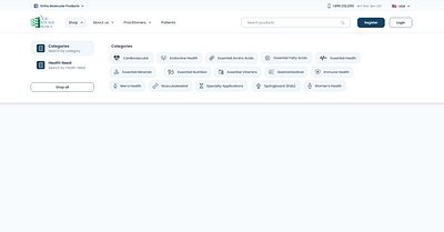 Mega Menu - Shop mega menu menu nav navbar navigation shop ui ux web web design