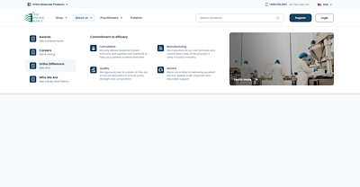 Mega Menu - About about us mega menu menu nav navbar navigation ui web design
