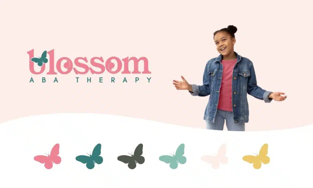 Blossom ABA Therapy: Personalized branding for autism support in aba therapy design brand identity branding graphic design logo logo design logomark therapy website typography web design