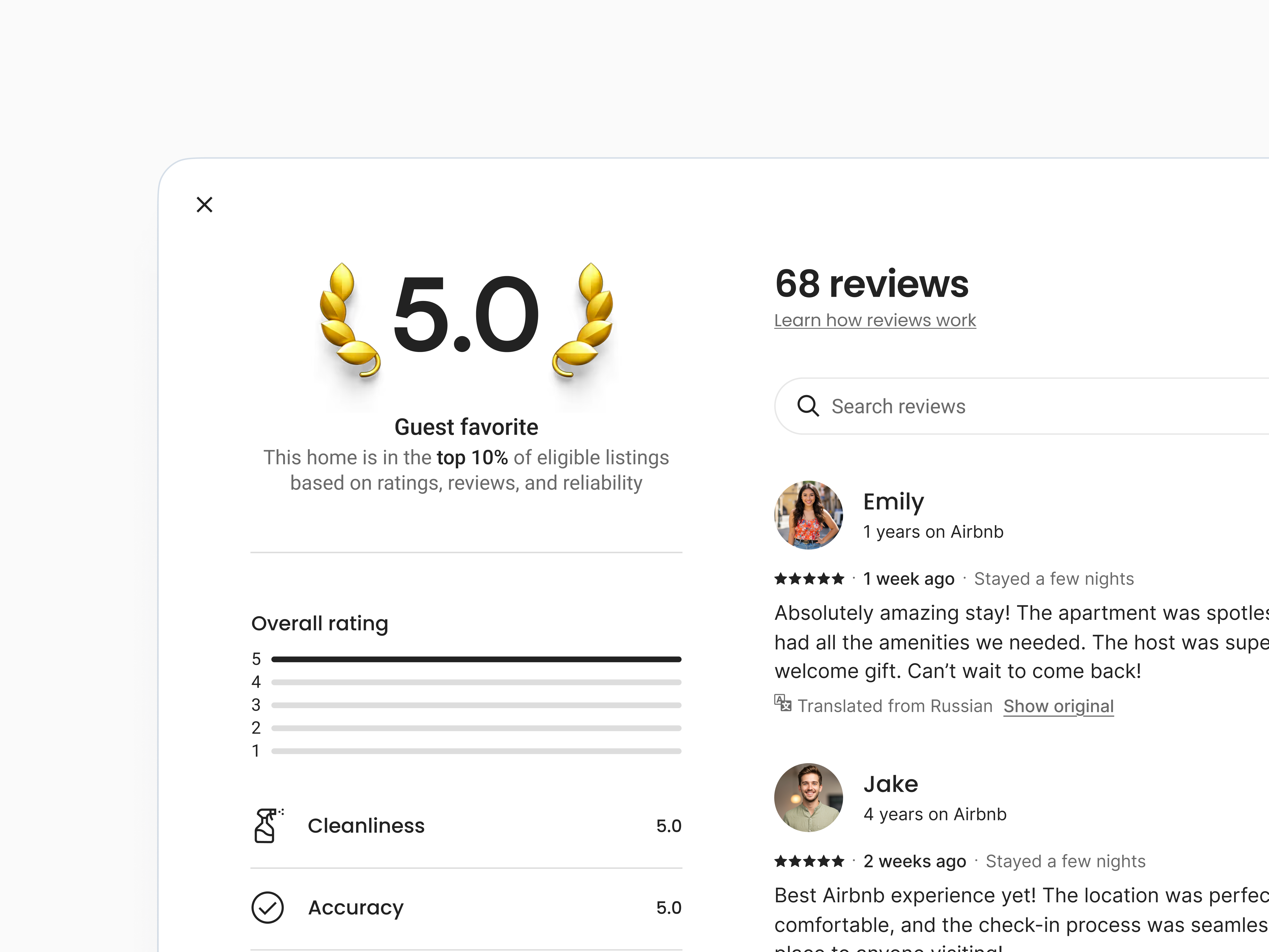 Airbnb Review Windows 3d airbnb animate animation app clean clean ui design illustration irakli lolashvili minimalistic motion rating review reviews star starts ui users