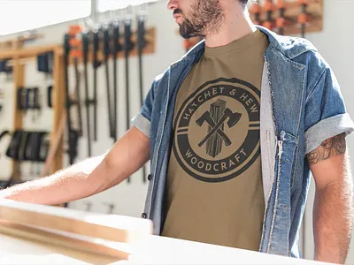 Hatchet & Hew Logo Design badge logo brand identity branding design graphic design logo logo design logomark typography