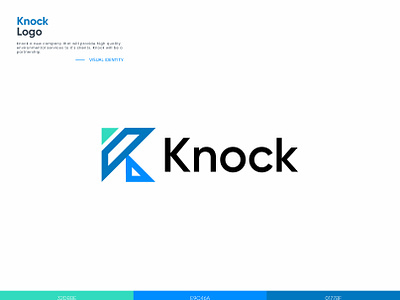 Knock branding computing digital fintech hardware identity k k logo logo logo design modern symbol tech technology