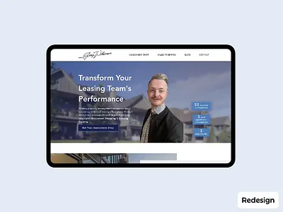 Service Provider Website Redesign bookings branding business strategy freelancer portfolio graphic design personal brand professional redesign of website sales coach sales consultant sales trainer ui ux ux design website desktop view website mockup wix studio website wix website