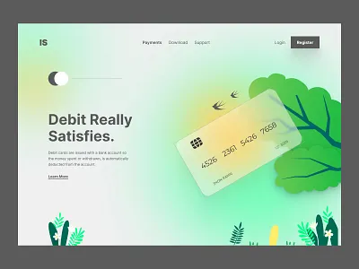 Header UI app clean credit card debit card glass credit card glass effect hero header minimal mobile app payment payment app phone typography ui ui design ux wallet web web app web design