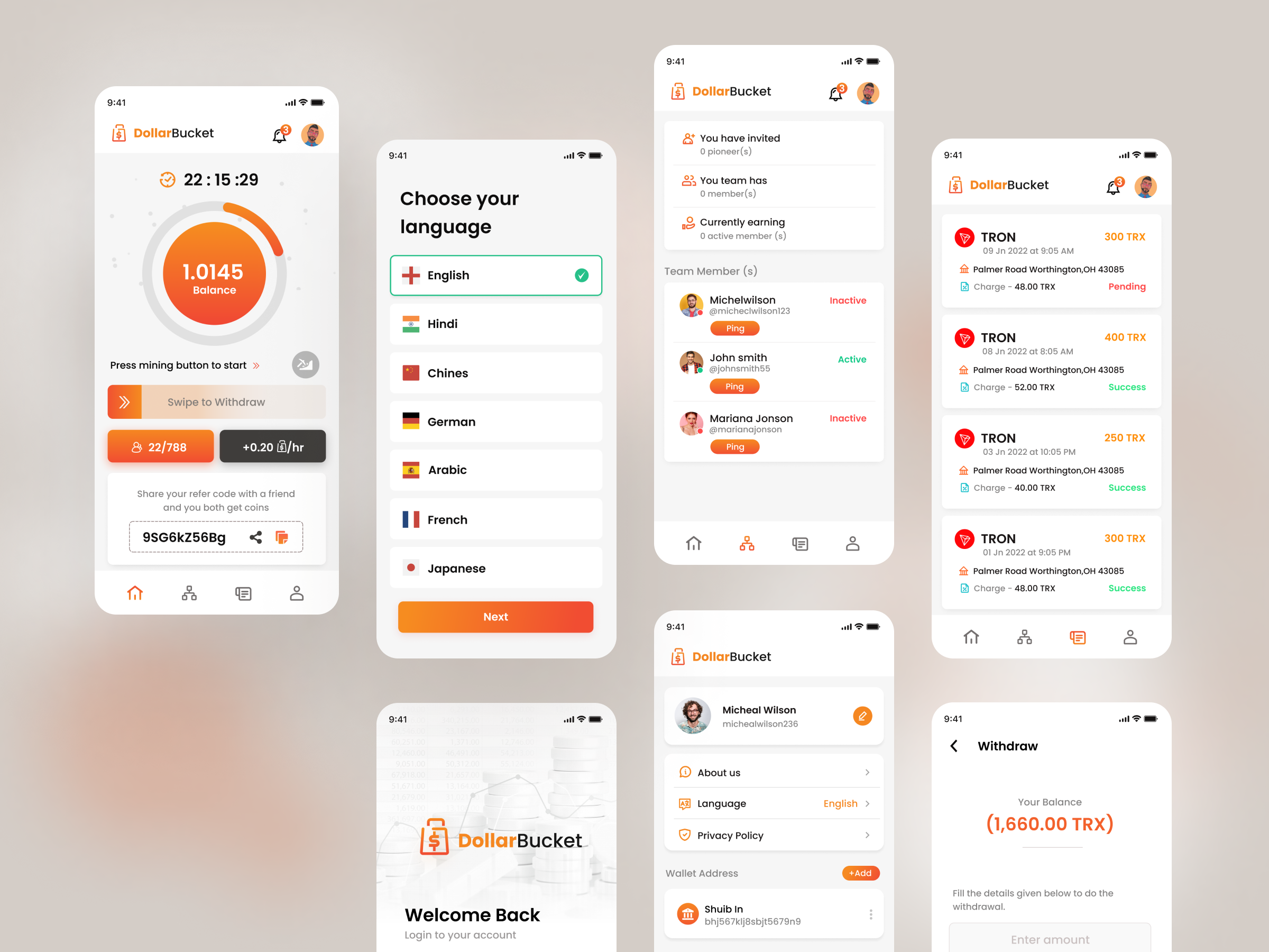 Example of Figma Mobile App UI/UX Design