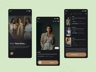 StyleSync – Where Fashion Meets Simplicity app app design branding cloth selling app design illustration logo ui uiux design user interface ux