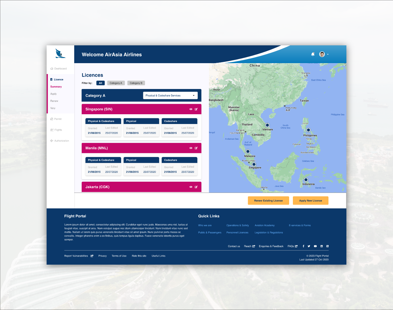Flight Portal air asia airplane airplane booking airplane portal behance booking portal dashboard design flight portal geo geobradly geobradly aguyaoy graphic design portal ui uiux user experience user experience design user interface web design