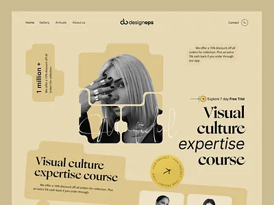 Website design for DesignOps academy best colorful design design website designer dribbble edtech education header hero section landingpage minimal mufidul school trending uidesign uxdesign webdesign webpage website design