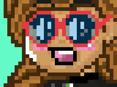 Pixel-Art Avatar animated avatar animated illustration animation illustration motion graphics pixel art