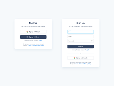 Sign Up clear create account design design system forms minimal my account registration sergushkin sign up sign up design signup signup form ui ux ux sign up web website