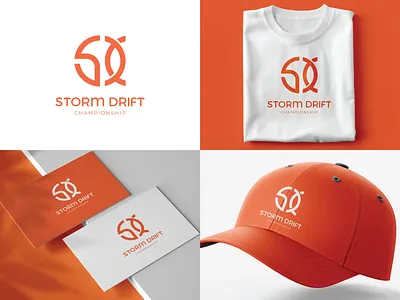 Storm Drift Logo Design brand branding design graphic design icon illustration logo logodesign minimal storm drift logo design ui ux vector