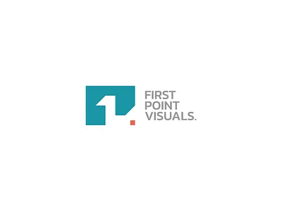 First Point Visuals Logo Design 1 logo 1 p logo agency logo branding design graphic design logo logo design media logo modern modern logo multimedia logo p and 1 logo p logo point logo simple simple logo