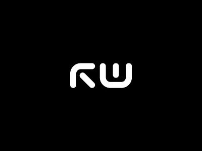 "RW" Monogram concept for Rob Whitley 3d animation branding design graphic design illustration logo motion graphics ui vector