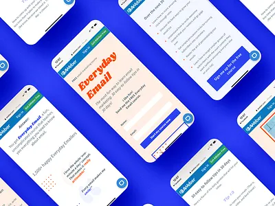 AWeber Everyday Email Campaign branding graphic design identity logo ui visual design web design