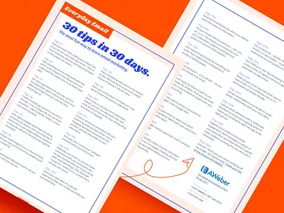 AWeber Everyday Email Campaign branding graphic design logo ui web design