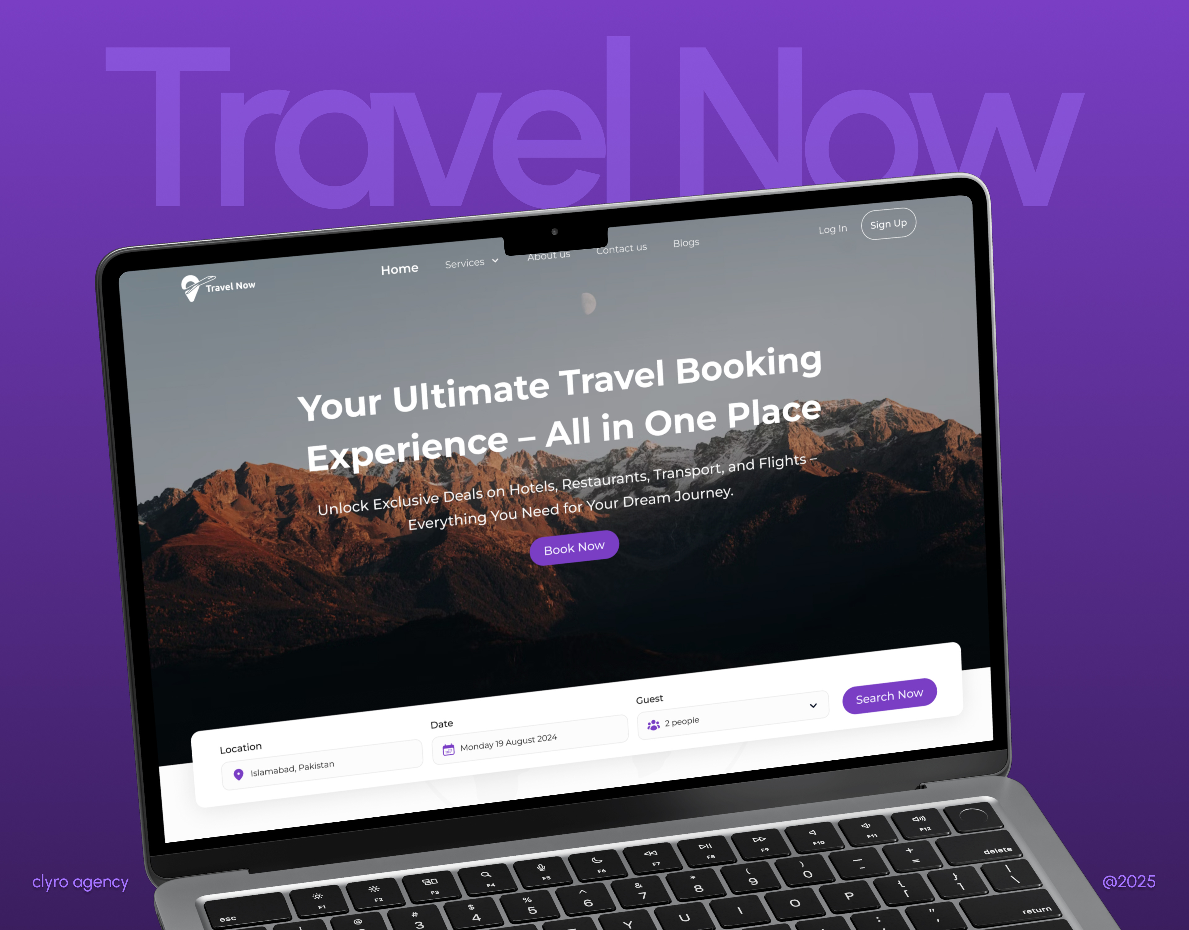 Travel Booking Landing Page UI/UX Web Design figma landing page modern ui design responsive design travel booking ui design ui ux design ux ux design web design website website design wеb