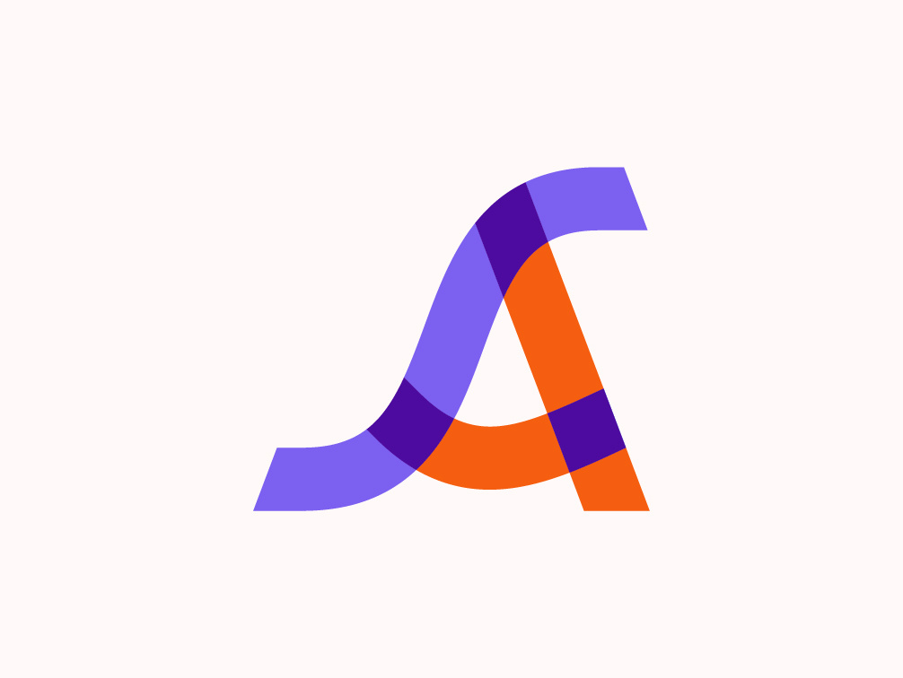 S+A overlapping letter mark logo (unused for sale) a logo app logo brand identity branding design logistic logo logo design map modern logo roud s logo sa logo sa overlapping sharing transportation