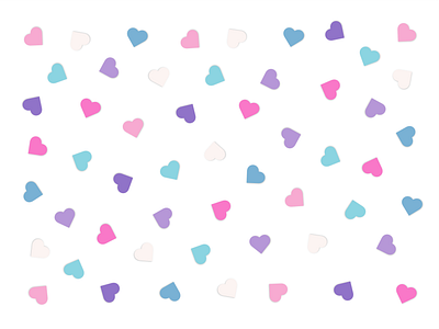 Background of hearts background bleu heart love multii colored pink