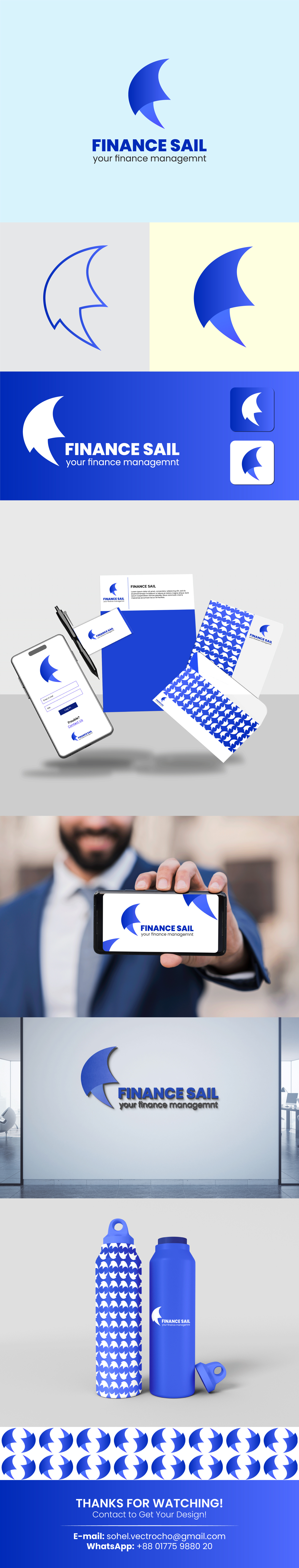 Financial Service Company Logo bank logo brand brand identity branding business logo corporate logo design finance finance logo financial company logo graphic design logo logo design logo designer minimal sail logo visual identity