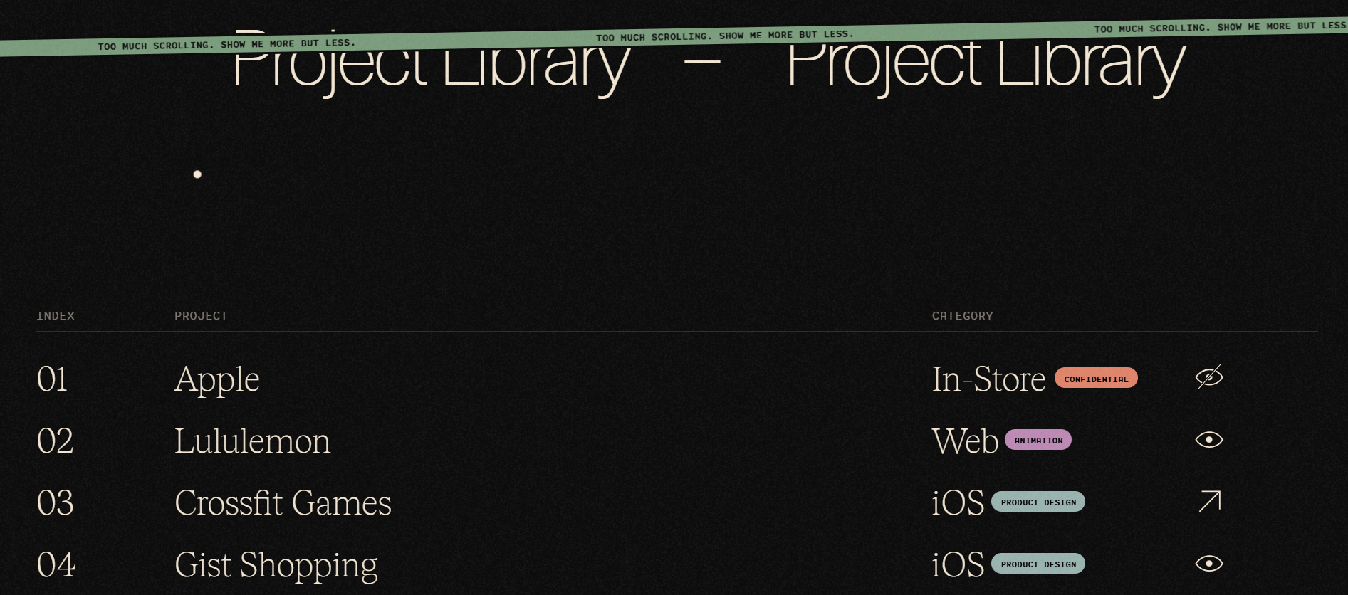 Example of Portfolio Or Business Website's