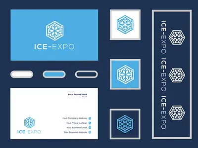 LOGO FOR ICE-EXPO COMPANY a beautiful logo branding branding logo brandlogo businesslogo companylogo design graphic design graphicdesign icelogo illustration letterlogo logo logodesigner vector