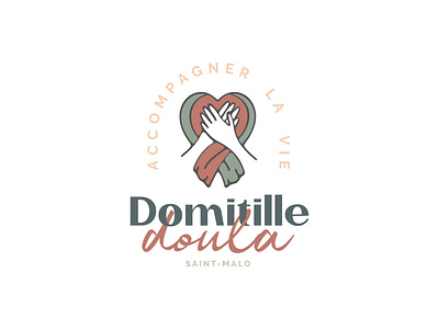 Domitille doula brandingidentity designlogo domitille doula graficdesign ilustration webdesign