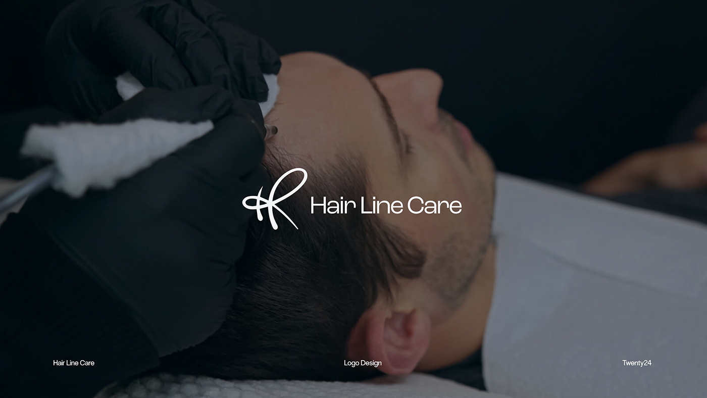 Hair Line Care - Logo 3d animation branding graphic design logo motion graphics ui