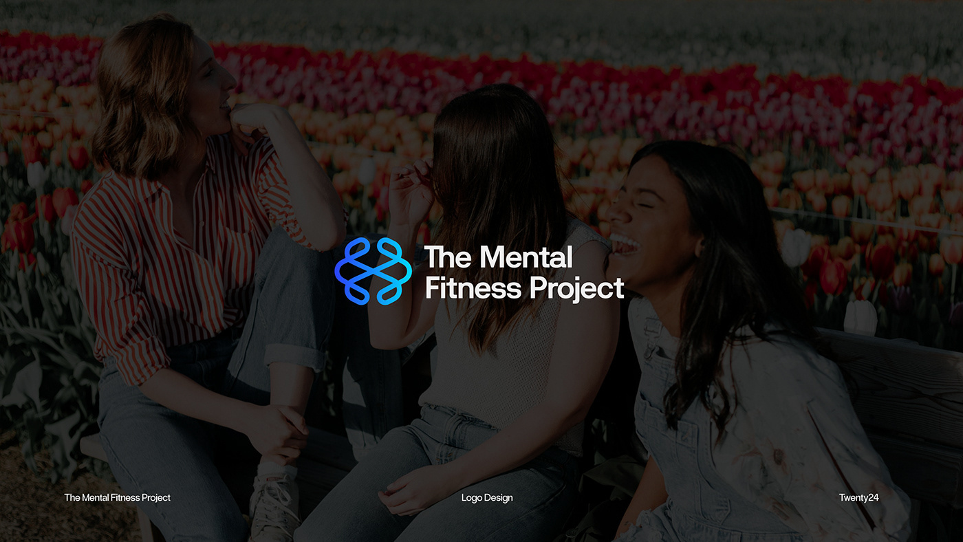 The Mental Fitness - Logo Design 3d animation branding graphic design logo motion graphics ui