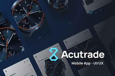 AcuTrade Mobile App Design ecommerce mobile app uiux