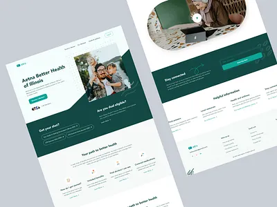 Medical Landing Page branding clinic clinic website design doctor graphic design healthcare home page landing page medical medical app medical landingpage medical website medicine ui uidex webdesign website