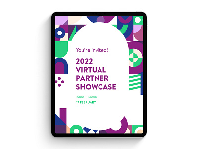 Virtual event invitation brand identity branding design email marketing graphic design illustration vector