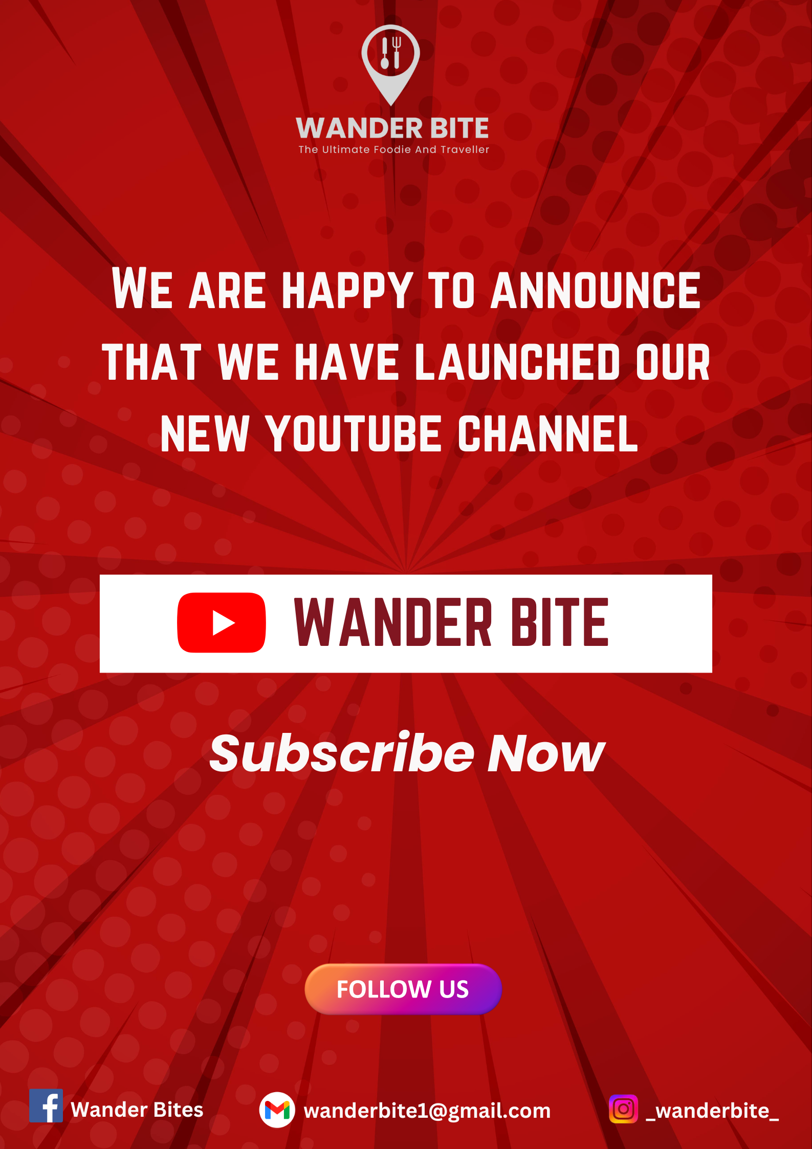 YouTube launching poster design branding graphic design