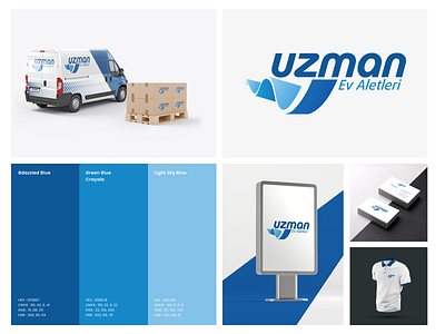 Uzman Home Appliances Logo branding graphic design logo