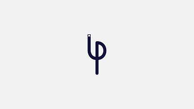 UP Monogram Project no.4 branding clean design flat geometric graphic design grids lettermark logo logo design minimal minimalist monogram p simple symbol u vector