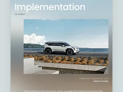 Automotive Article Cover Magazine Concept art article cover automotive concept design ev home charging illustration implementation innovation magazine magazine article magazine cover technology