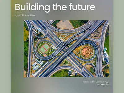 Infrastructure Article Cover Magazine Concept article article cover concept cover design future illustration infrastructure magazine article magazine cover technology