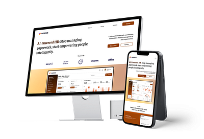 Candence: AI Powered HR management system. adobe xd branding design figma sketch ui ux ux case study ux research