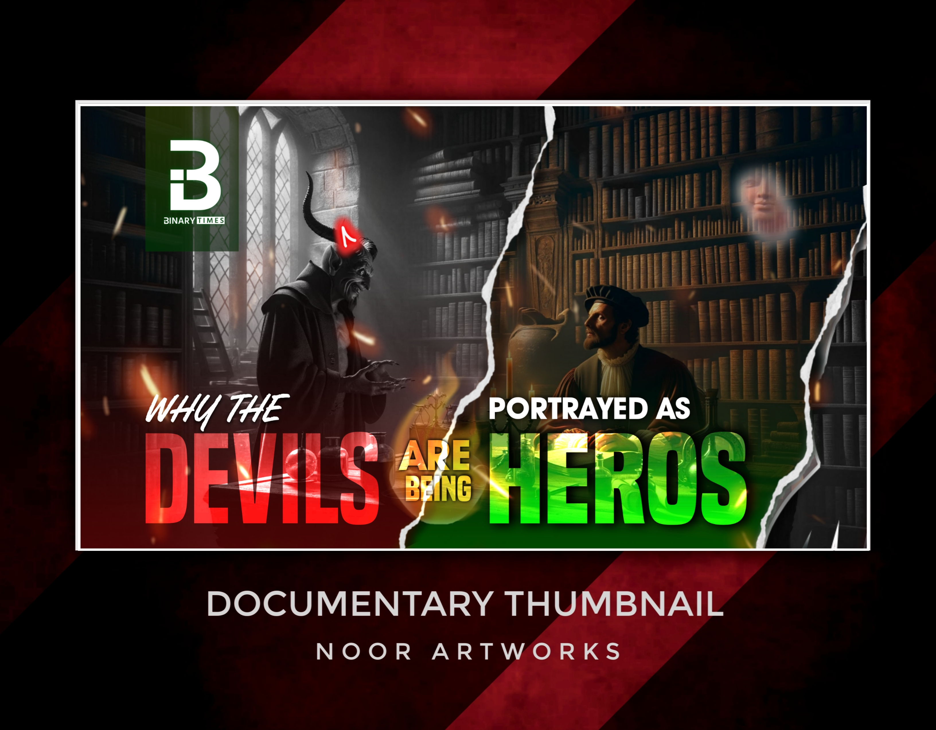 Example of Documentary You Tube Thumbnail Design