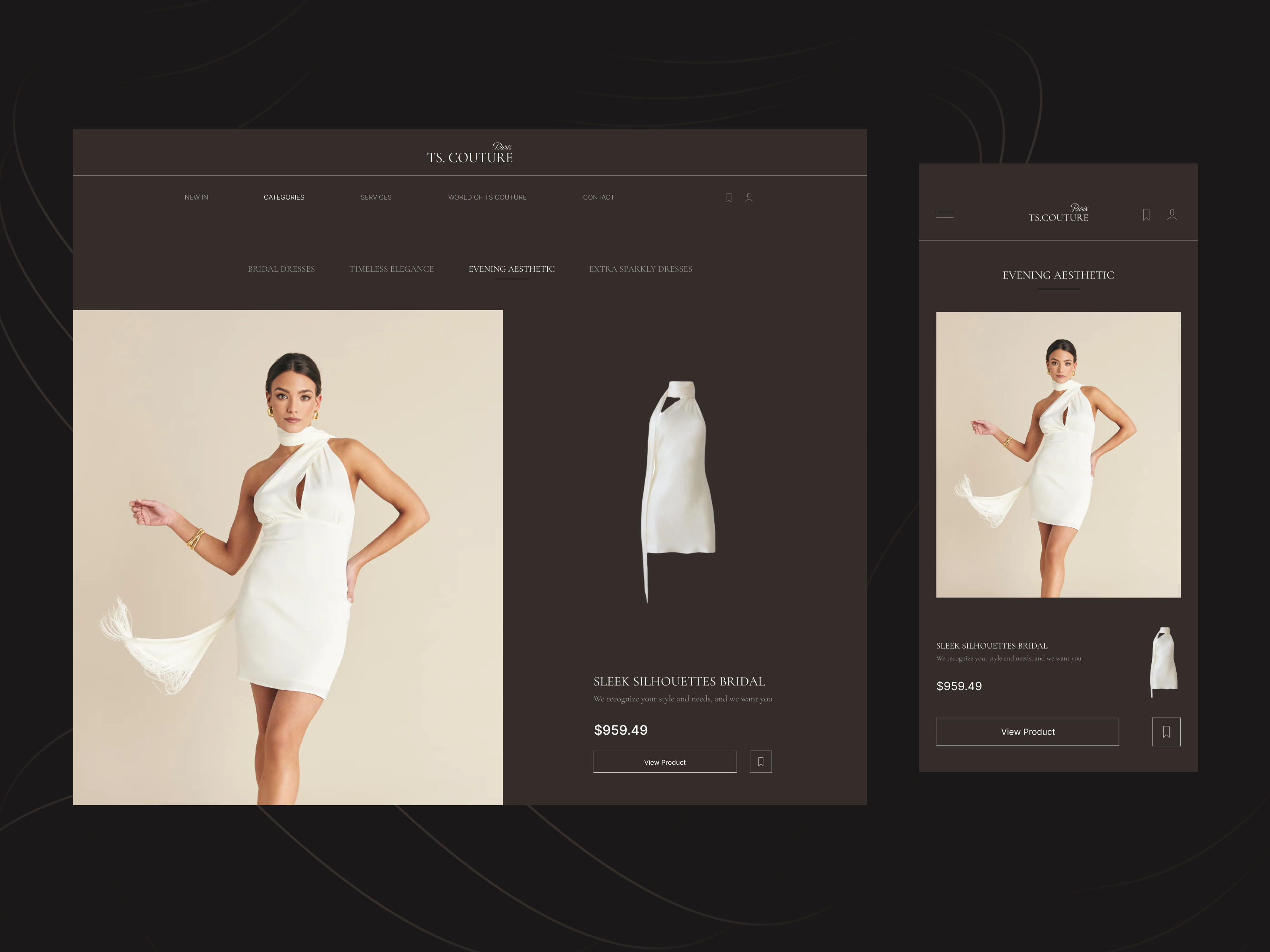 Chic & Modern Fashion E-Commerce Category UI category clean clothes ecommerce fashion grid interface listing minimal minimalistic product responsive ui ui desing user experience ux web web design website