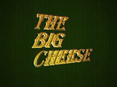 The Big Cheese type animation 2d 3d after effects animation blender design logo motion graphics vector